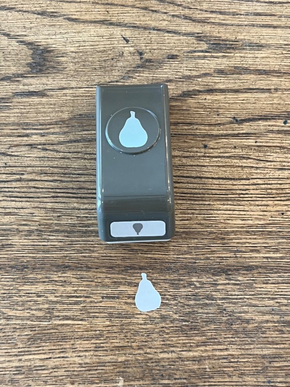 Stampin' Up! Retired Pear Small Punch Paper Crafting Tool Scrapbooking Supply